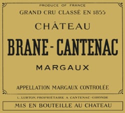 Brane Cantenac: Chateau Brane Cantenac 2eme Cru 2016