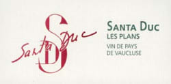 Domaine Santa Duc: Famille Gras - IGP Vaucluse Les Plans 2012