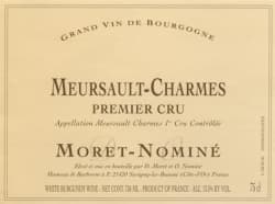 David Moret: Meursault Premier Cru Charmes 2018