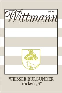 Wittmann: Weißer Burgunder -S- trocken 2013