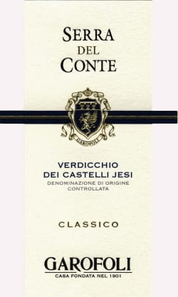 Garofoli: Verdicchio Classico Serra del Conte 2013