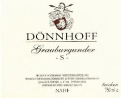 Dönnhoff: Grauburgunder -S- 2015