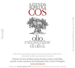 COS - Azienda Agricola: Olio Extra Vergine di Oliva (biodynamisch - zertifiziert - best before 06/2017) 2015