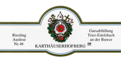 Karthäuserhof: Eitelsbacher Karthäuserhofberg Riesling Auslese Nr. 53 2007