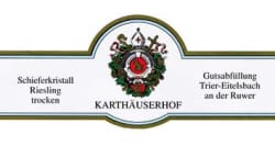 Karthäuserhof: Eitelsbacher Karthäuserhofberg Riesling Schieferkristall trocken 2011