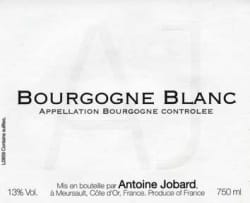 Antoine Jobard: Bourgogne Blanc 2012