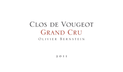 Olivier Bernstein: Clos Vougeot Grand Cru 2011