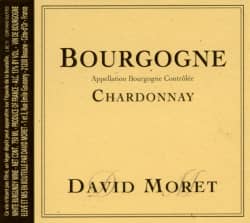 David Moret: Chardonnay de Bourgogne 2011