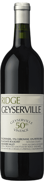 Ridge: Geyserville 2013