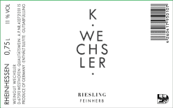 Katharina Wechsler: Riesling feinherb 2014