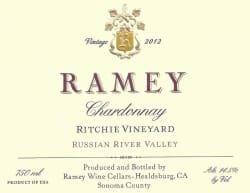 Ramey Wine Cellars: Russian River Chardonnay Ritchie Vineyard 2012