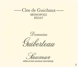 Domaine Guiberteau: Saumur Blanc Clos de Guichaux 2014
