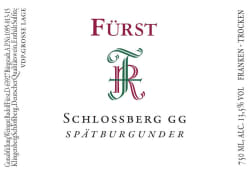 Rudolf Fürst: Spätburgunder Klingenberger Schlossberg Großes Gewächs 2015