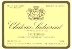 Suduiraut: Chateau Suduiraut 1er Cru Classé 2017