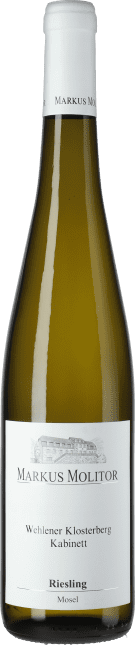 Markus Molitor: Riesling Wehlener Klosterberg Kabinett Weiße Kapsel 2017
