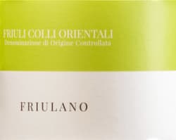 Sirch: Friulano Friuli Colli Orientali DOC 2016