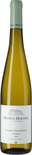 Markus Molitor: Riesling Graacher Himmelreich Auslese*** Grüne Kapsel 2019
