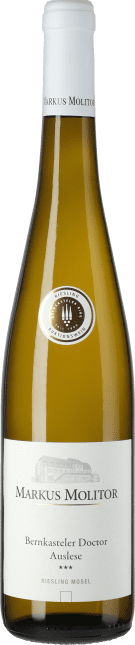 Markus Molitor: Riesling Bernkasteler Doctor Auslese *** Weiße Kapsel (Versteigerungswein) 2018