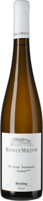 Markus Molitor: Riesling Wehlener Sonnenuhr Auslese *** Weiße Kapsel 2024