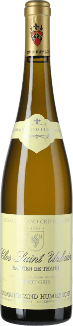 Zind Humbrecht: Pinot Gris Rangen de Thann Clos Saint Urbain Grand Cru 2024
