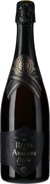 Bodegas Langa: Cava Reyes de Aragon Brut Guarda El Casto 2023