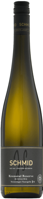 Josef Schmid: Riesling Reserve Stratzinger Sunogeln ÖTW Erste Lage 2017
