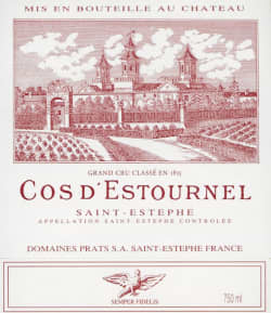 Cos d'Estournel: Chateau Cos d’Estournel 2eme Cru 2001