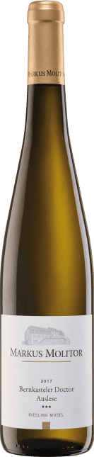 Markus Molitor: Riesling Bernkasteler Doctor Auslese *** Goldene Kapsel  (Versteigerungswein) 2017