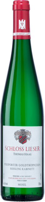 Thomas Haag / Schloss Lieser: Riesling Piesporter Goldtröpfchen Kabinett 2019
