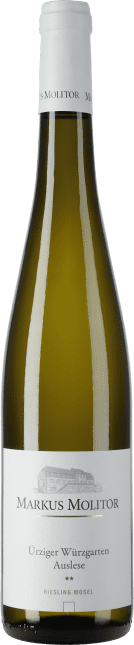 Markus Molitor: Riesling Ürziger Würzgarten Auslese ** Weiße Kapsel 2020