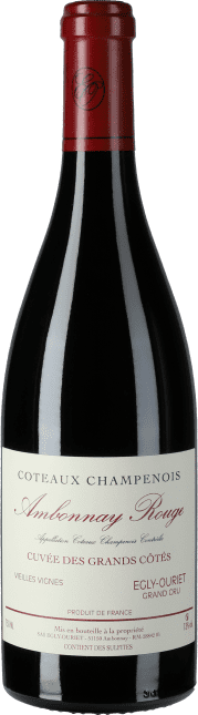 Egly - Ouriet: Coteaux Champenois Ambonnay Rouge Cuvée des Grands Côtés Vieilles Vignes Grand Cru 2019