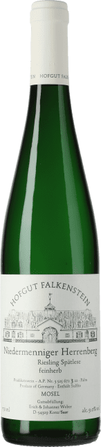 Hofgut Falkenstein: Riesling Niedermenniger Herrenberg Spätlese Palm 2023