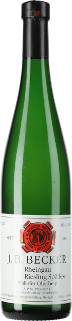 J. B. Becker: Riesling Wallufer Oberberg Spätlese 2012