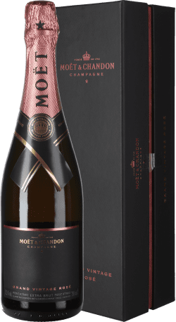 Moët & Chandon: Champagne Grand Vintage Rosé Extra Brut in Geschenkpackung 2015
