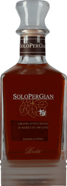 Berta: Grappa Solo Per Gian Sonderfüllung Fass 90 2011
