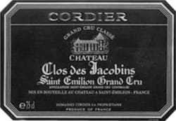 Clos des Jacobins: Chateau Clos des Jacobins Grand Cru Classe 2009