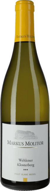 Markus Molitor: Pinot Blanc Wehlener Klosterberg *** Selektion Schalenkontakt 2023