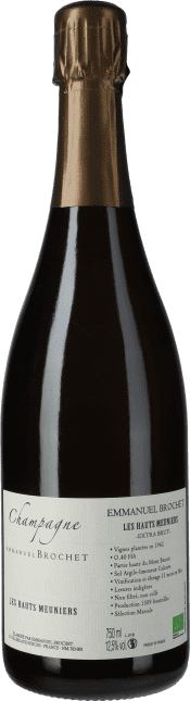 Emmanuel Brochet: Champagne Les Hauts Meuniers Blanc de Noirs Premier Cru Extra Brut 2016