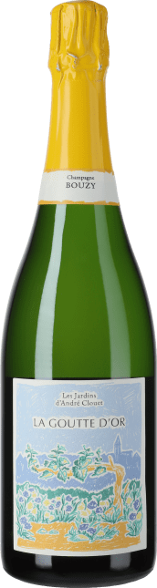 Andre Clouet: Champagne Les Jardins La Goutte d'Or Bouzy Grand Cru Brut Nature 2019