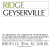 Geyserville 2012