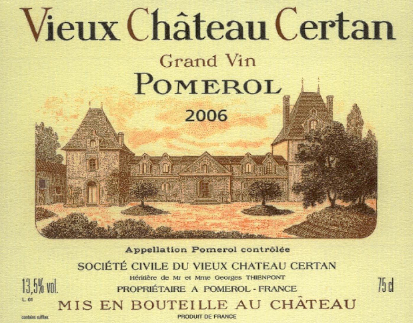 Vieux Chateau Certan 2008 - Lobenbergs