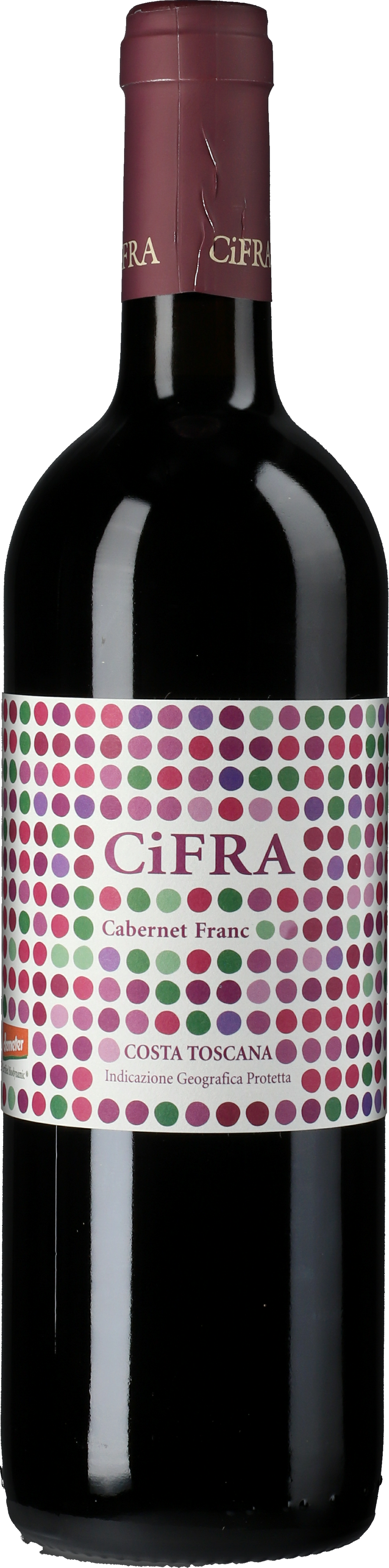 CiFRA Cabernet Franc 2020 - 14% vol. Duemani Luca d'Attoma Organic Winery