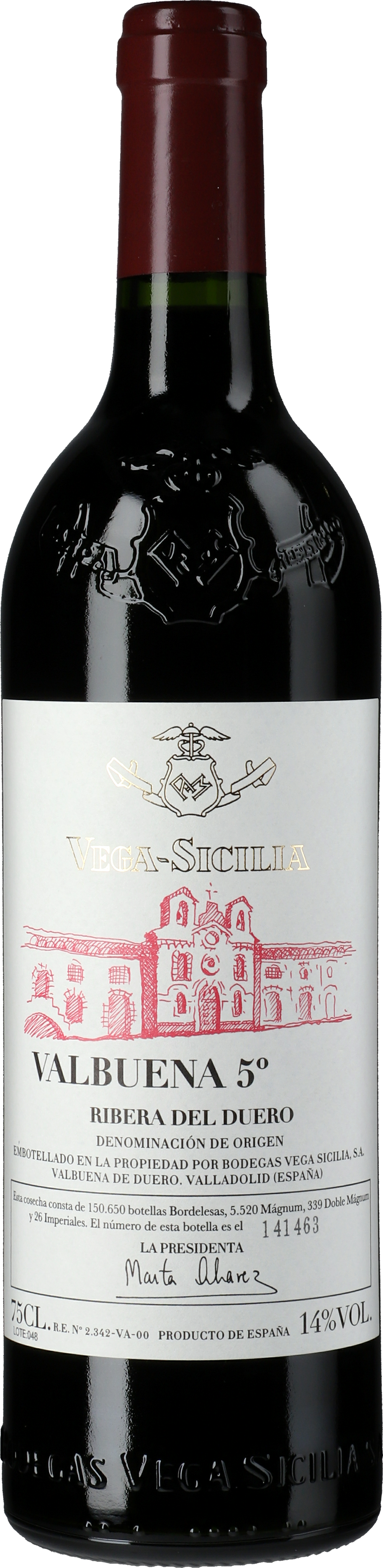VALBUENA 5° 2009 赤ワイン 750ml VALBUENA 5° 2009 赤ワイン 750ml