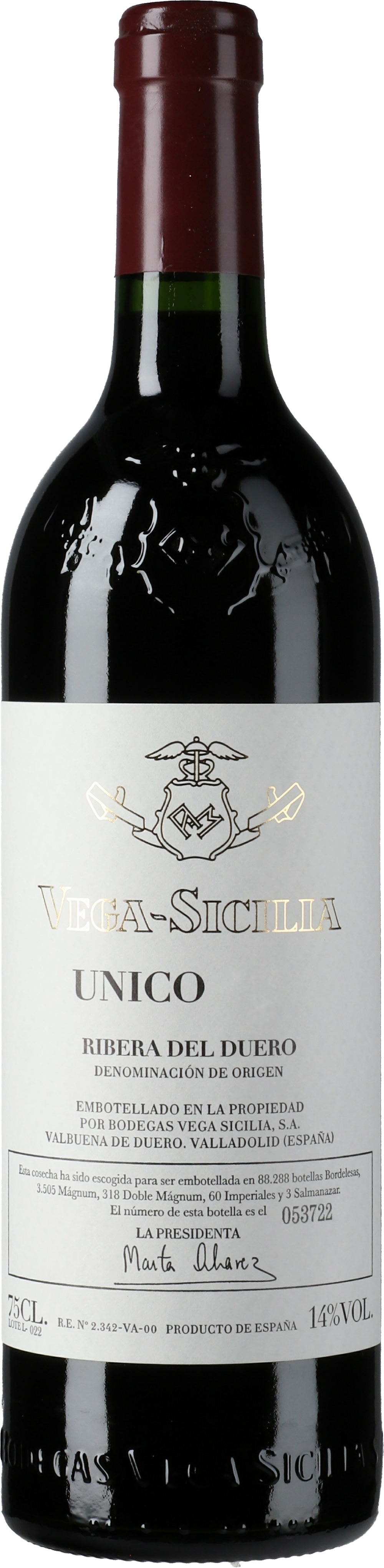 Vega Sicilia: Unico Lobenbergs 2012 Weine Gute 