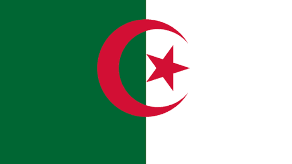 Bandera de Argelia 