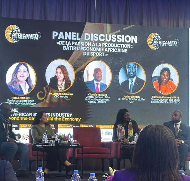 *EL ILMO. SR. DON CLAUDIO VÁZQUEZ ELO NVE PARTICIPA EN EL FORO AFRICAMED MOVEMENT BUSINESS 26 PARA IMPULSAR LA ECONOMÍA DEL DEPORTE EN ÁFRICA*