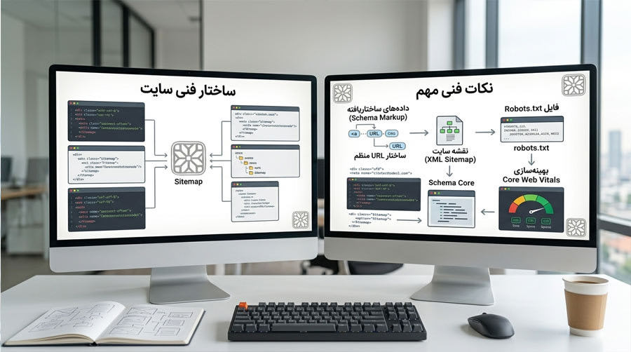 نکات فنی مهم برای ساختار سایت