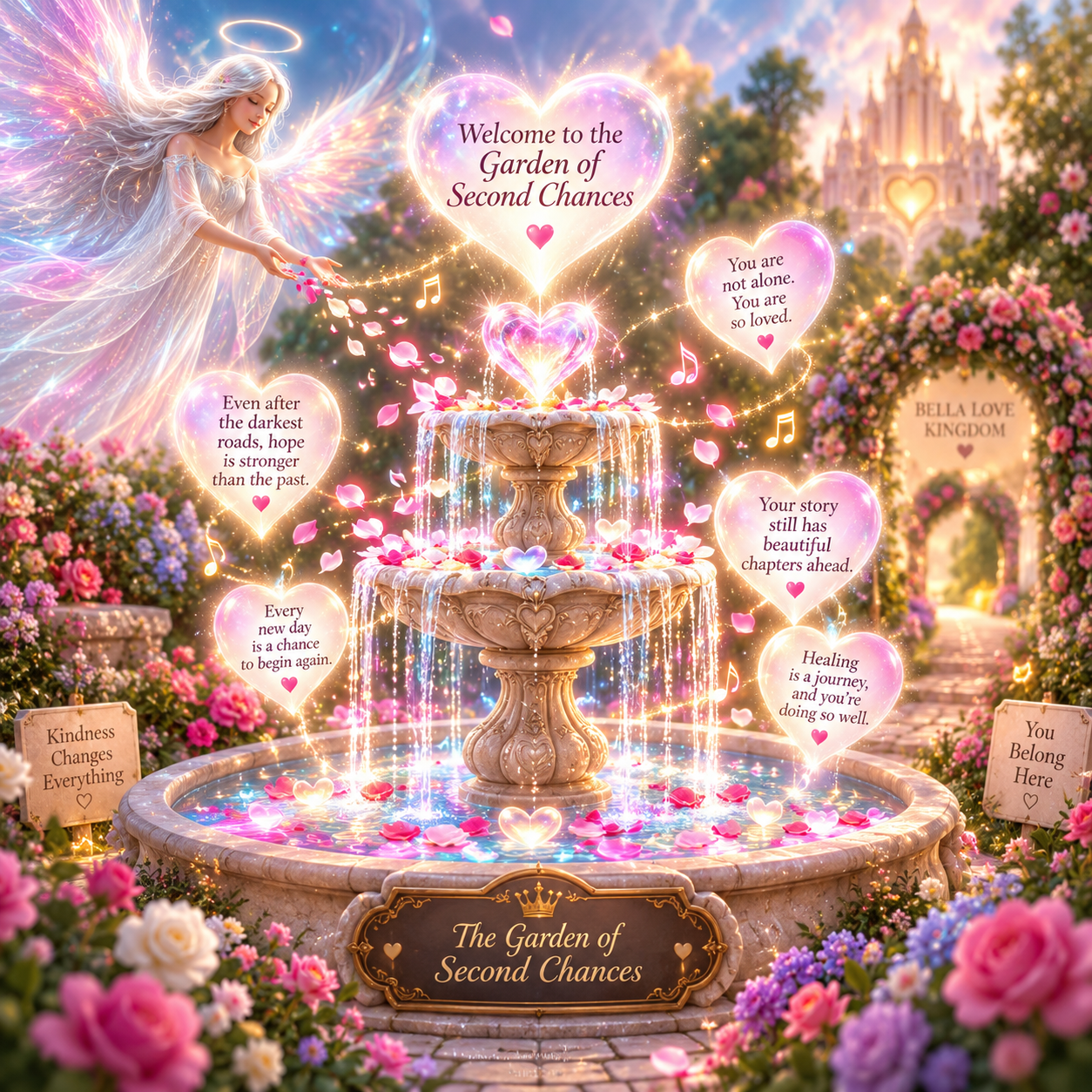 The Garden of Second Chances fountain