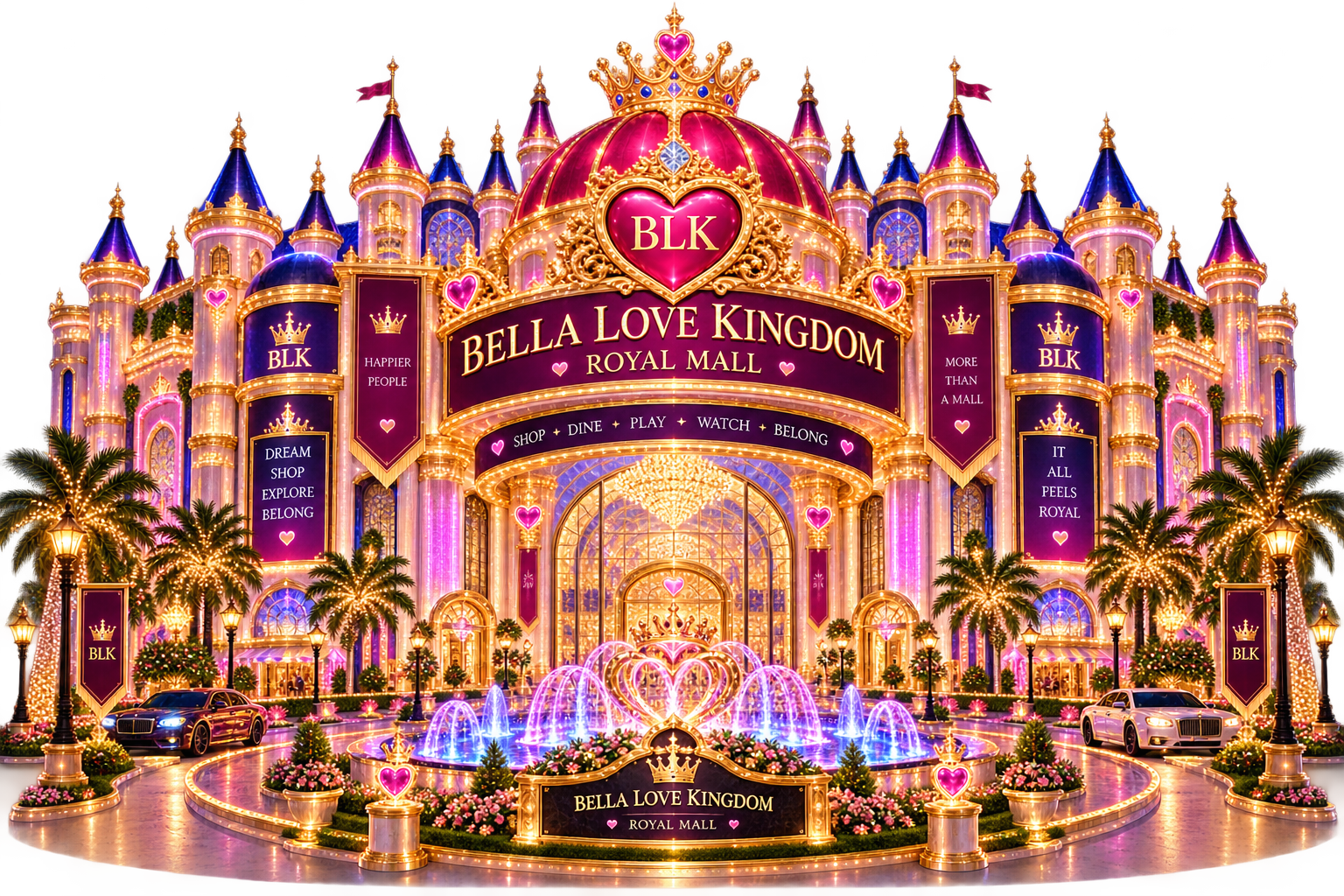 Bella Love Kingdom Mall at Night