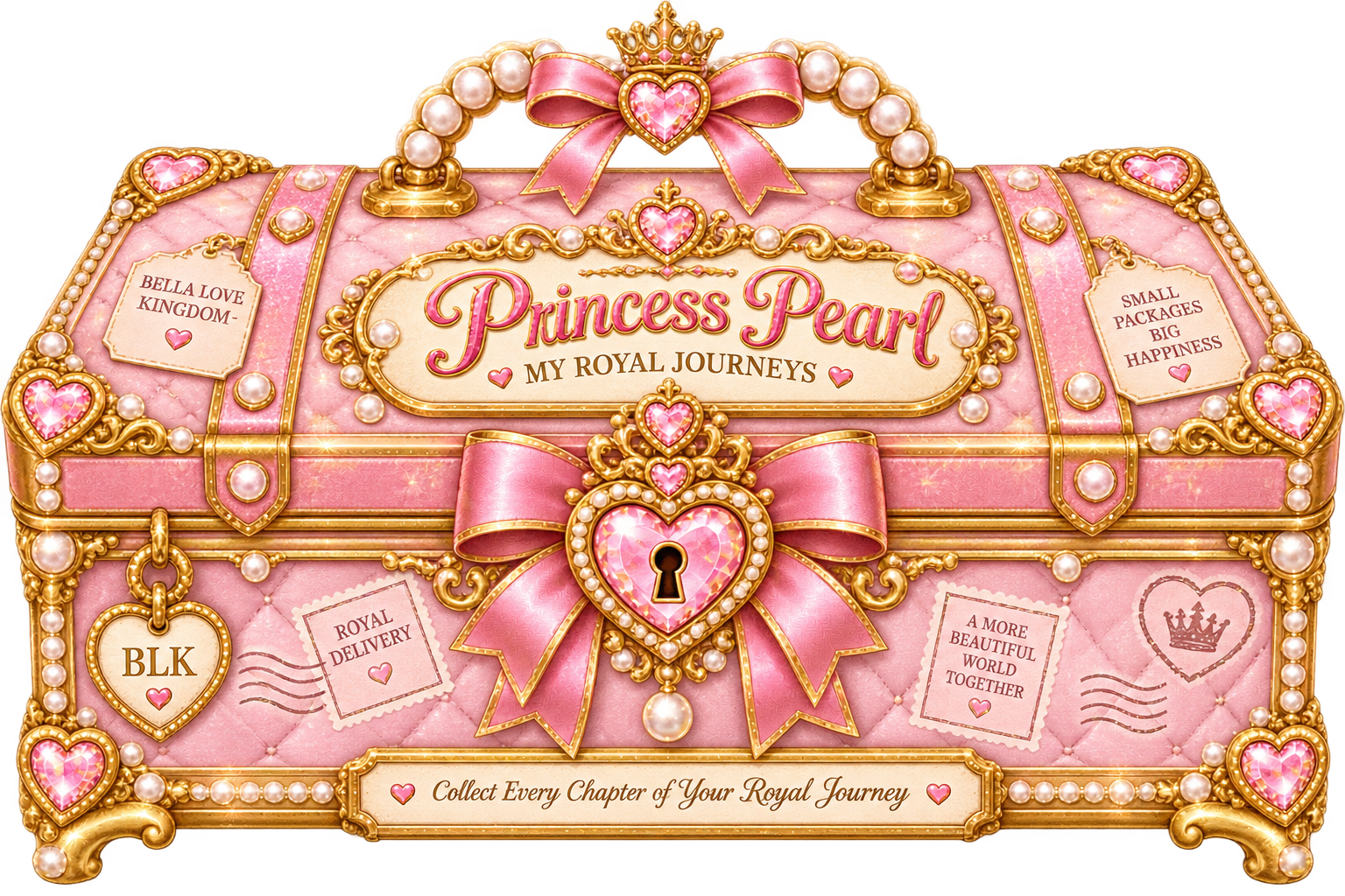 Princess Pearl Personal Ticket Box